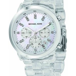 Michael Kors Watch MK5235-clear with mother pearl